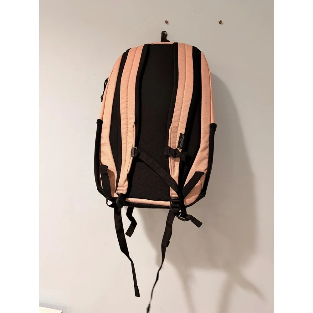 JanSport Journey Pack Misty Rose 28L Backpack JS0A7ZO17N8 Pink Black